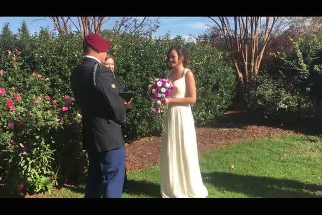 Veterans experience the weddings they never had