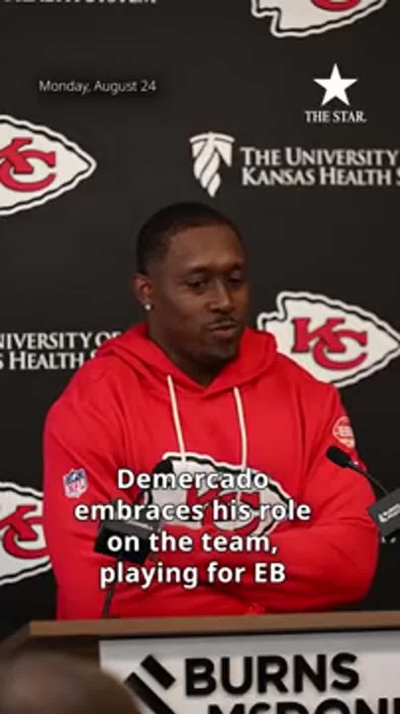 Emari Demercado is embracing his role in the Chiefs offense