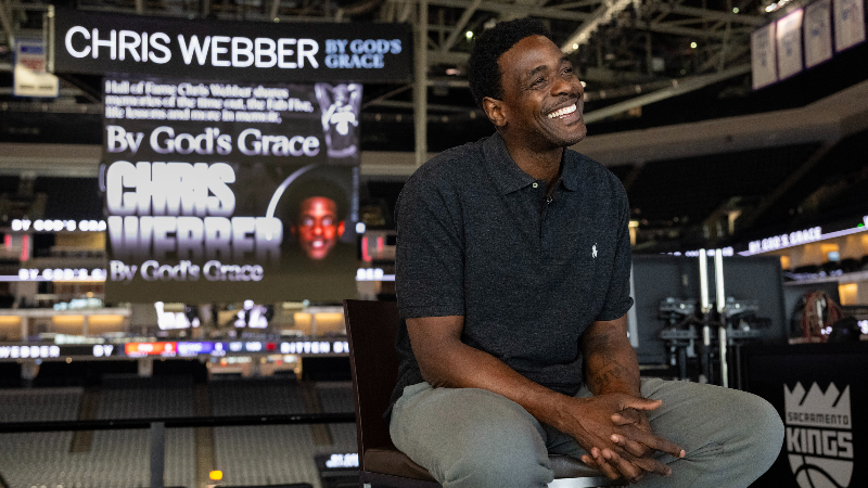 Listen to Sacramento Kings legend Chris Webber talk about his memoir ’By God's Grace’