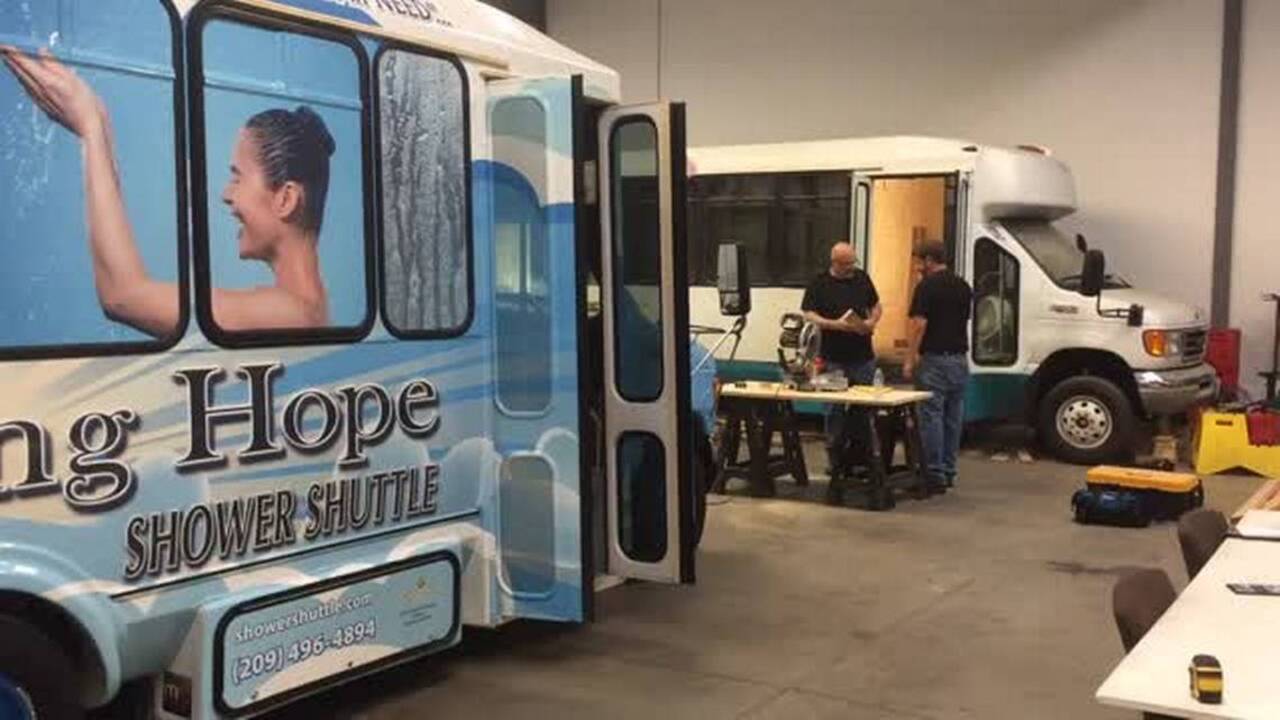 Building a shower shuttle in Modesto