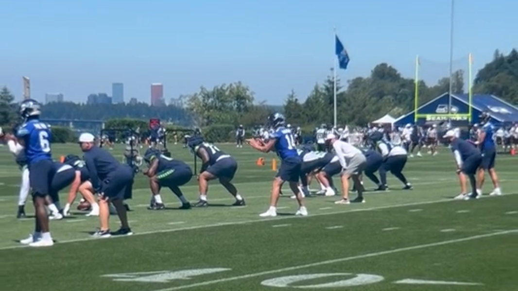 Seahawks camp day 2: Mike Macdonald’s disguising D beats Sam Darnold’s offense