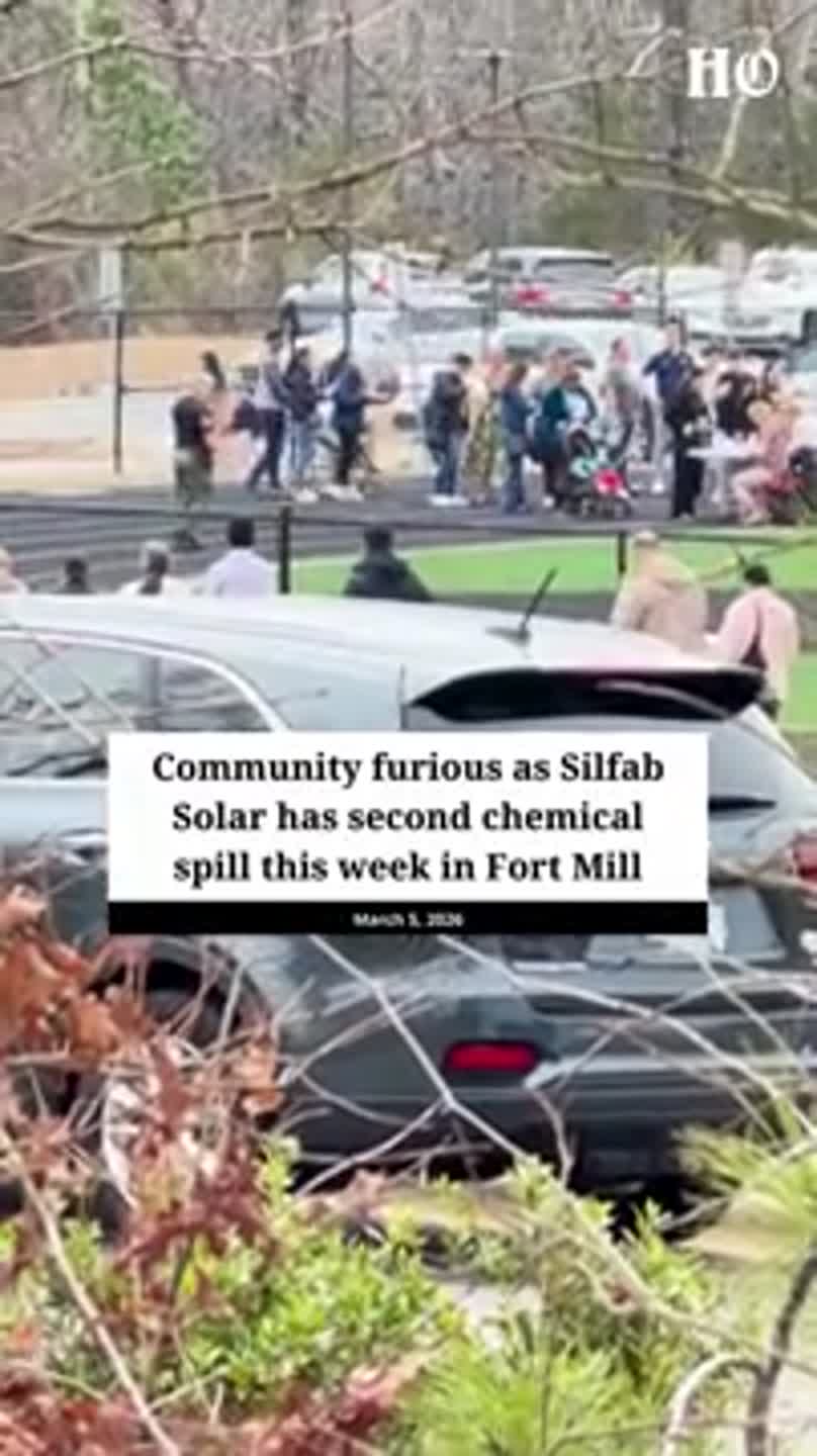 Flint Hill Elementary near Silfab Solar closes due to chemical spill