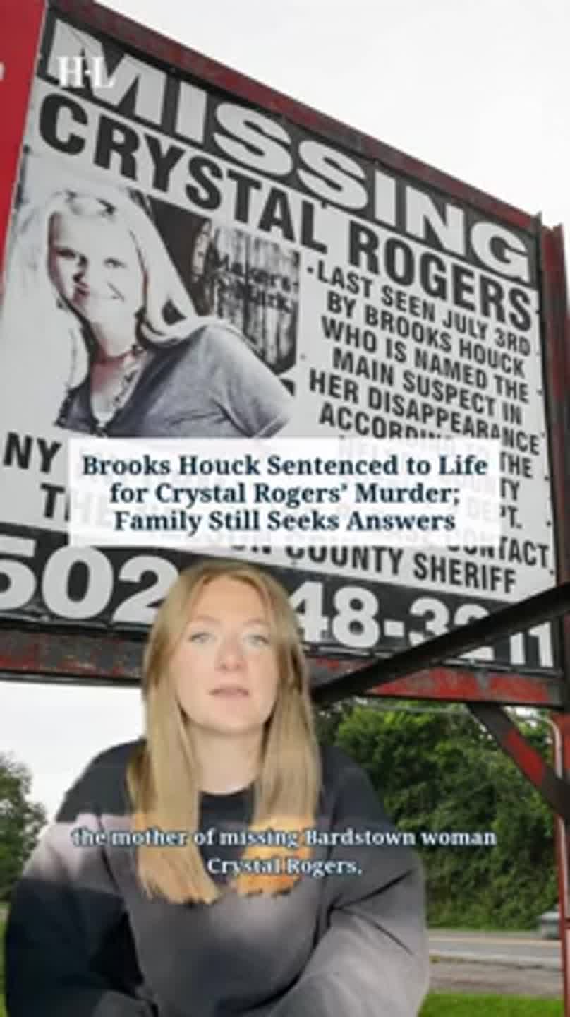 Brooks Houck sentenced to life for murder of Crystal Rogers (Video ...