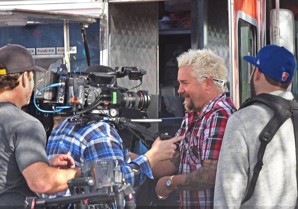 Food Network star Guy Fieri films at three Modesto establishments