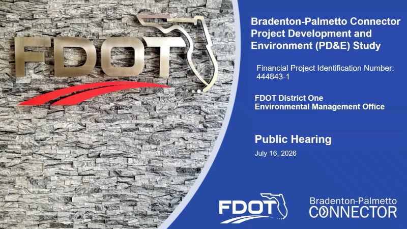 FDOT presents Bradenton-Palmetto Connector study