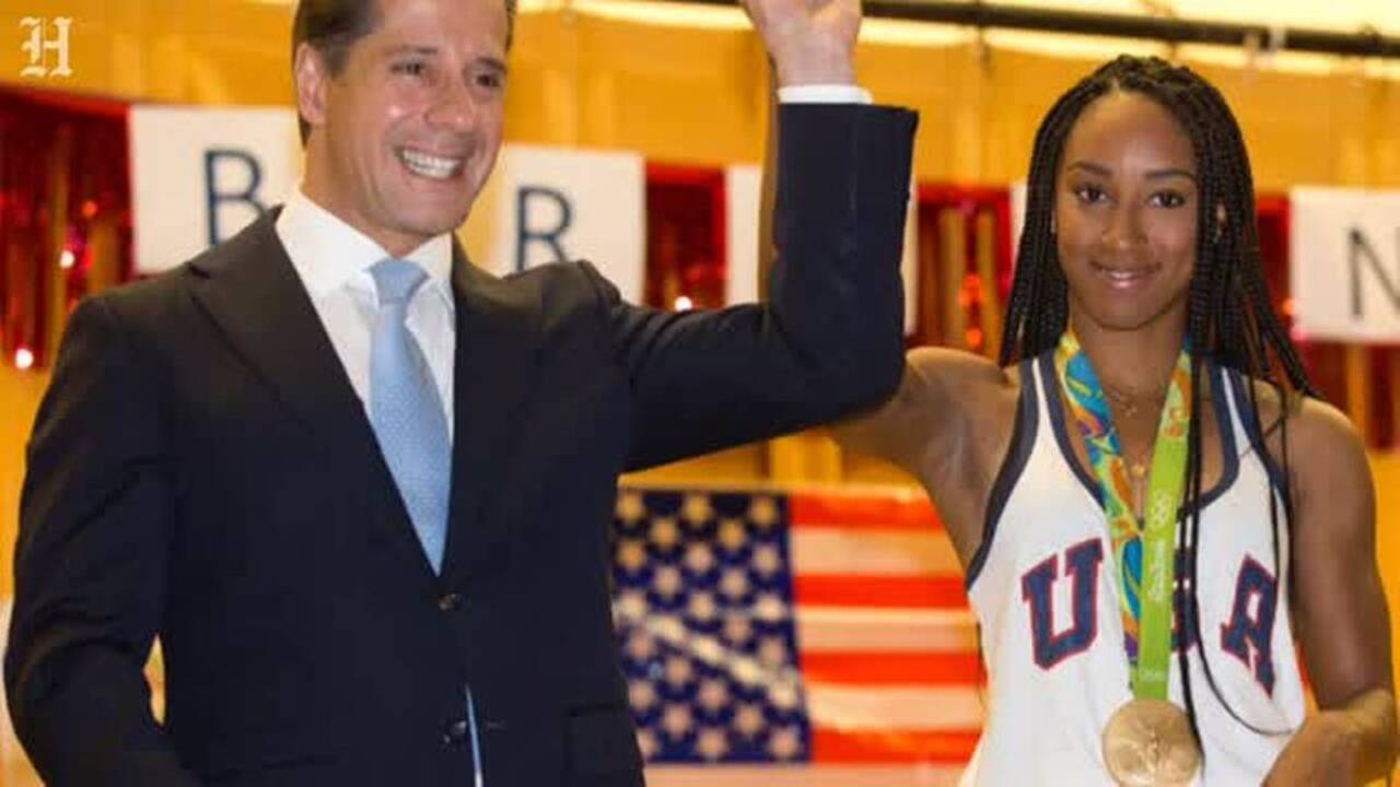 Olympic gold medalist Brianna Rollins