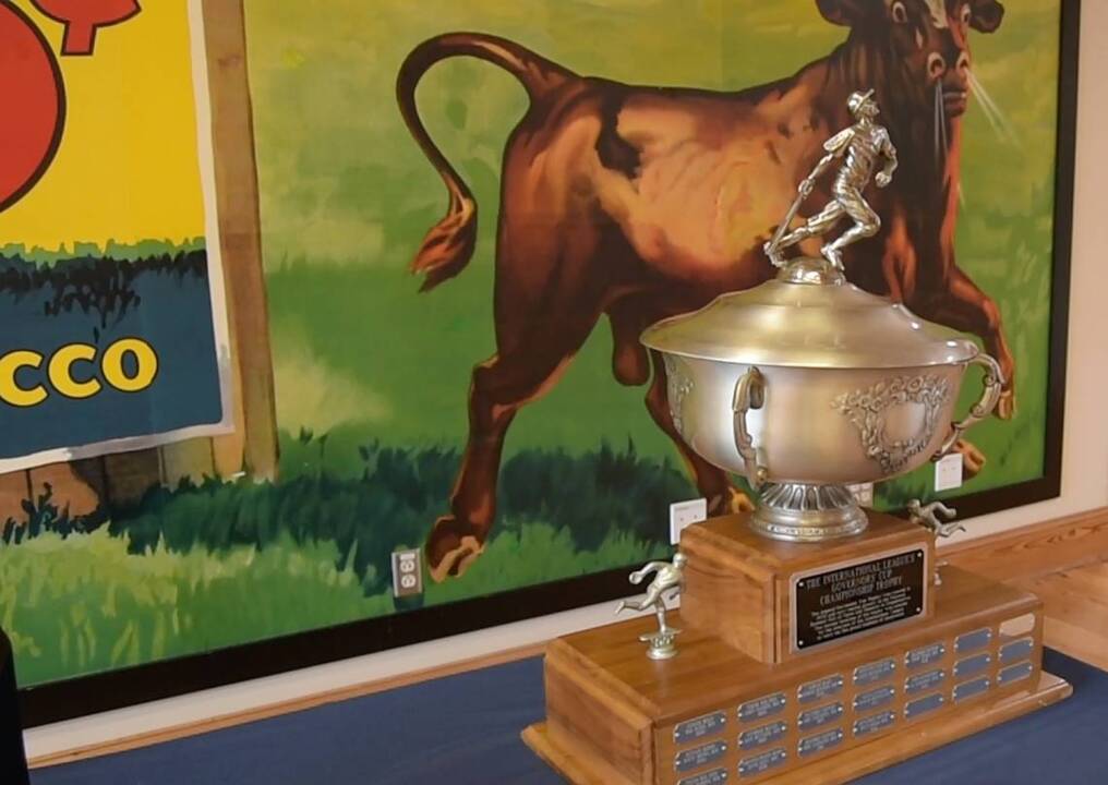 Gov. Roy Cooper celebrates the Durham Bulls' championship season