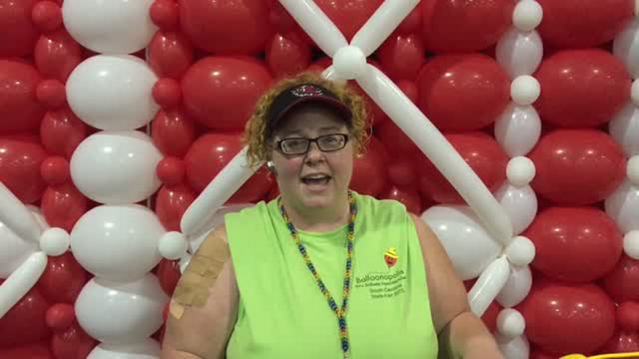 Balloonopolis blows away fair-goers with 10,000 balloon farm