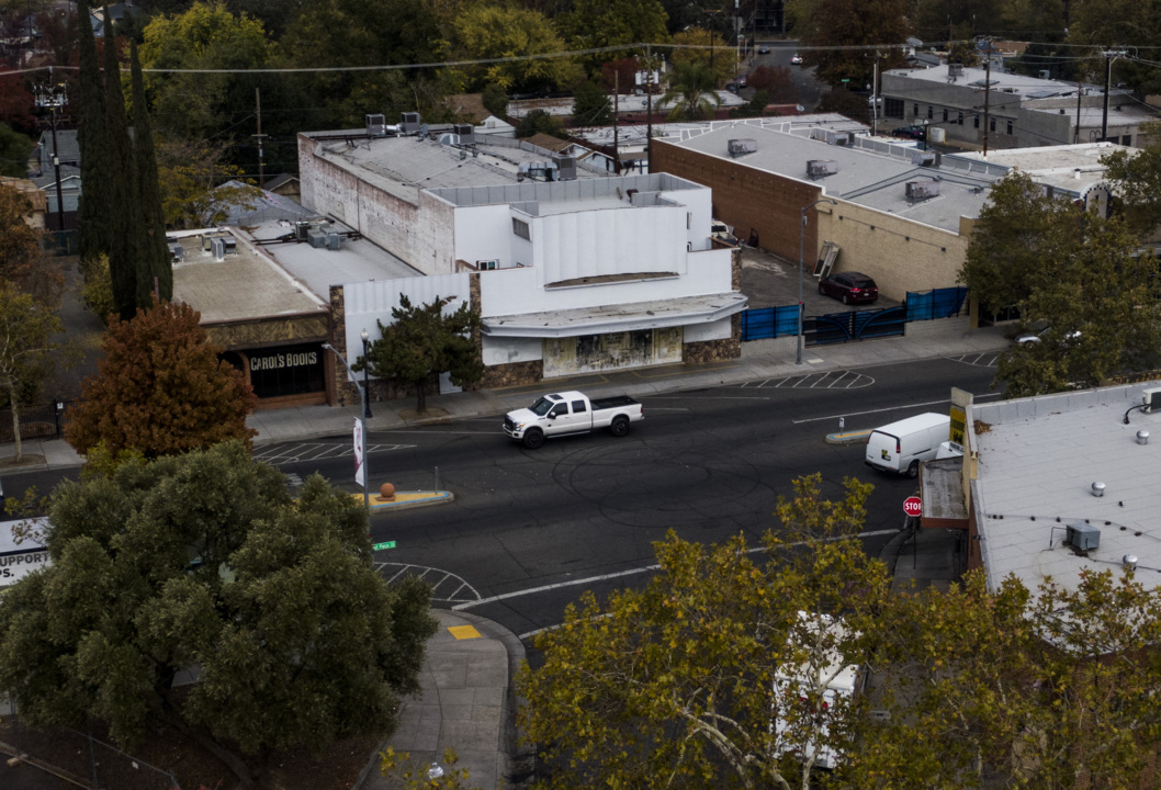 See drone video of the long-closed Grand Theater in North Sacramento