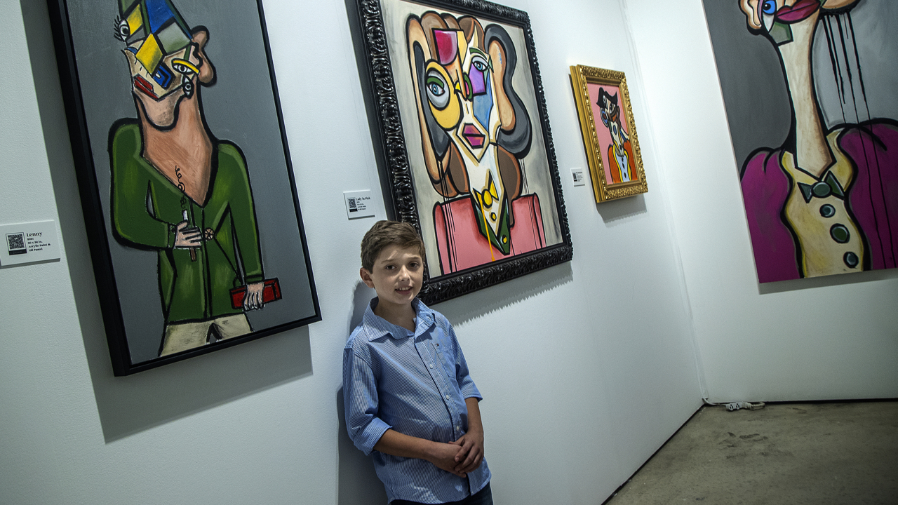 Meet this 10-year-old painter at Art Miami
