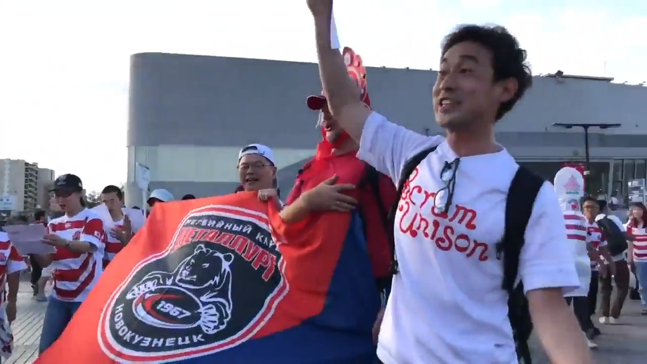 Japanese rugby fans sing Russian anthem before World Cup opener