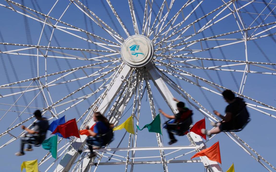 We strapped a GoPro onto the head of a state fair carnival rider