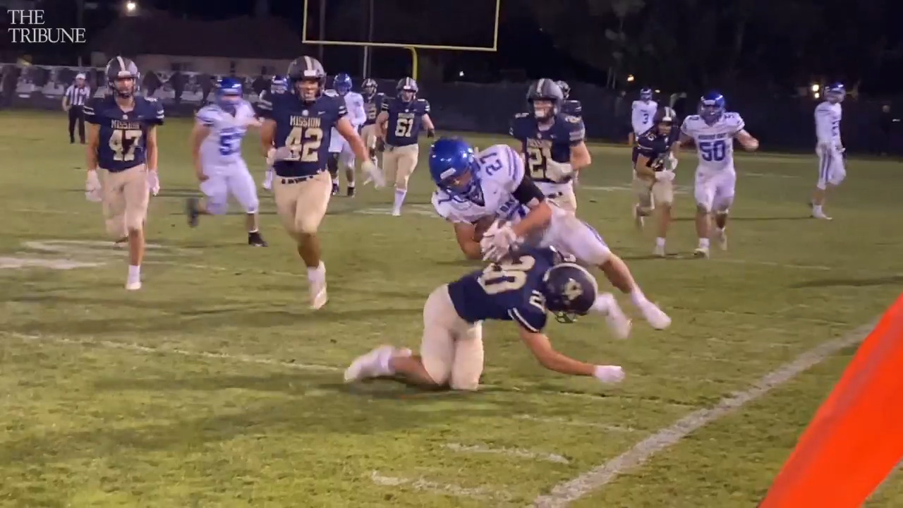 See video from Morro Bay at Mission Prep football game