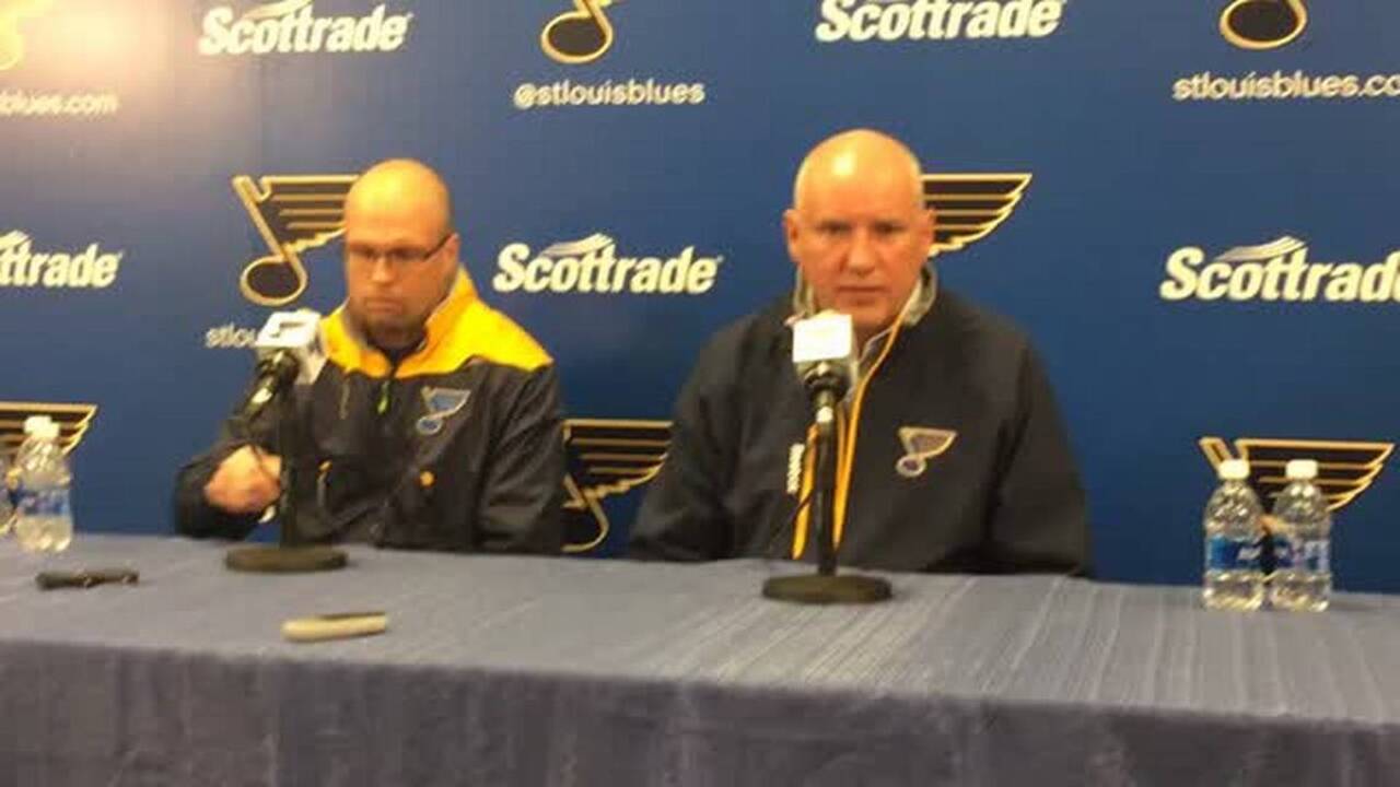 Blues general manager fires Hitchcock; Yeo takes over behind bench