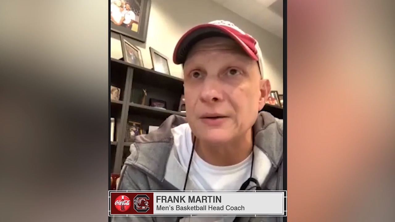 In February, Frank Martin said he had no plans to walk away from coaching