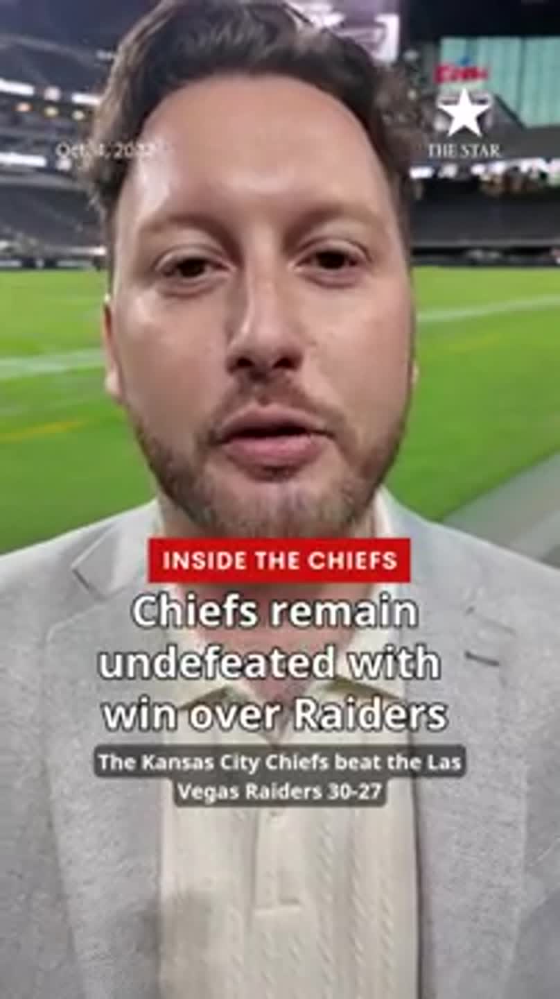 Chiefs remain undefeated with win over Raiders