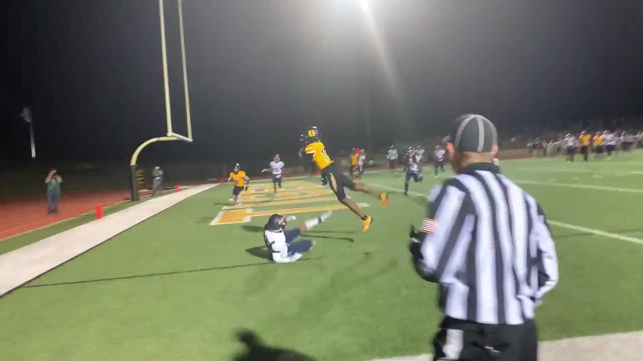 Watch: Harris County receiver makes acrobatic touchdown catch