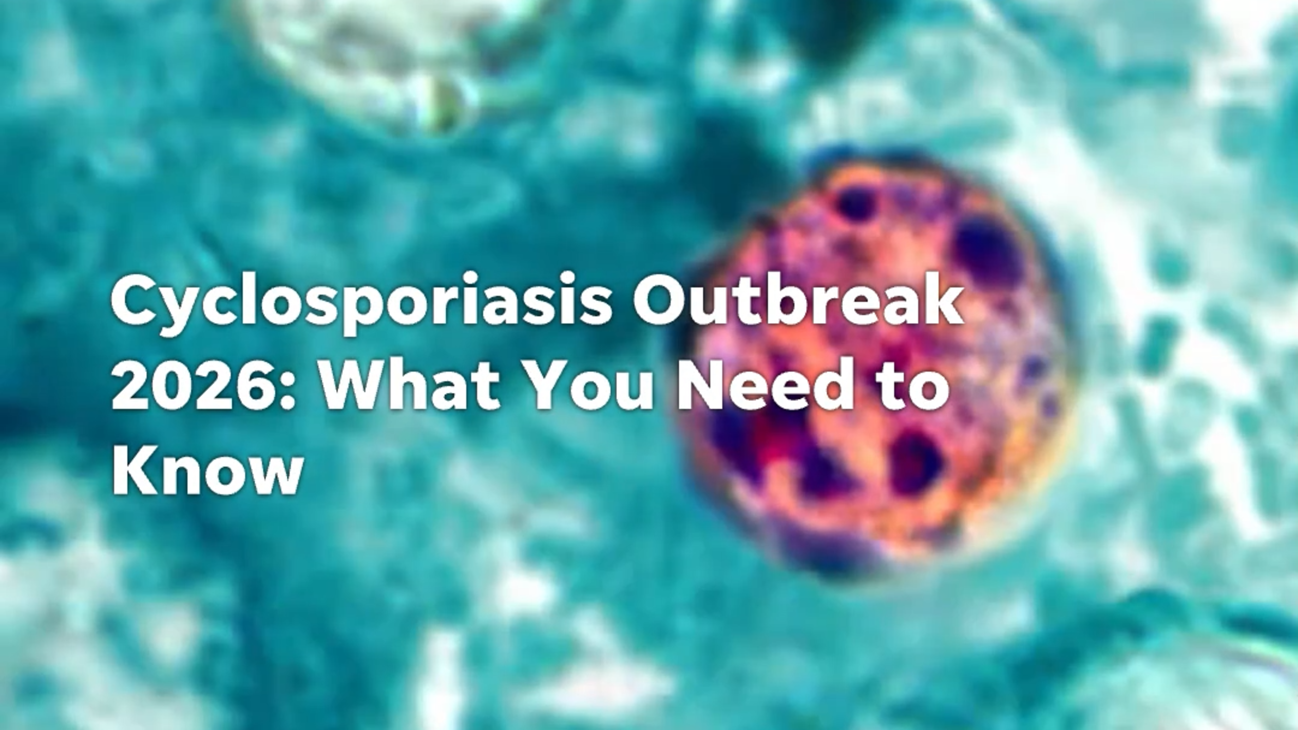 What is Cyclosporiasis? Symptoms, treatment, and prevention