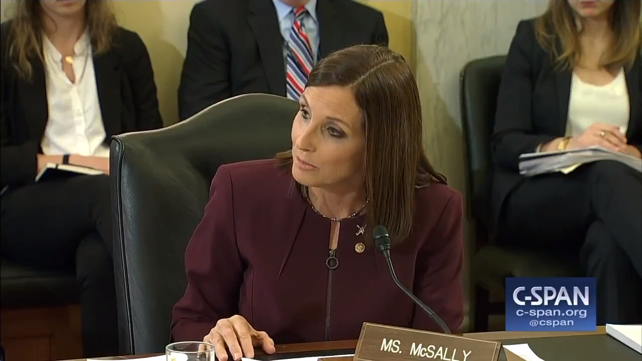 Arizona Sen. McSally says she was raped while serving in the Air Force