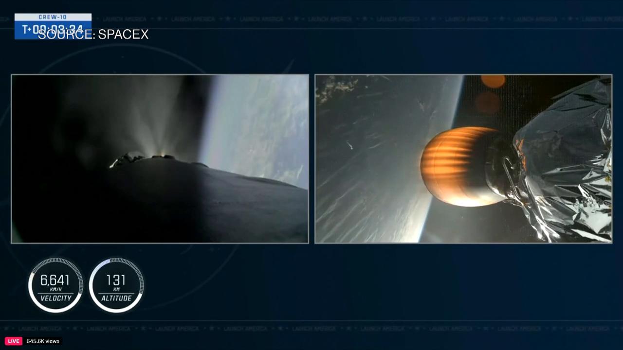 NASA’s SpaceX Crew-10 Launches Successfully