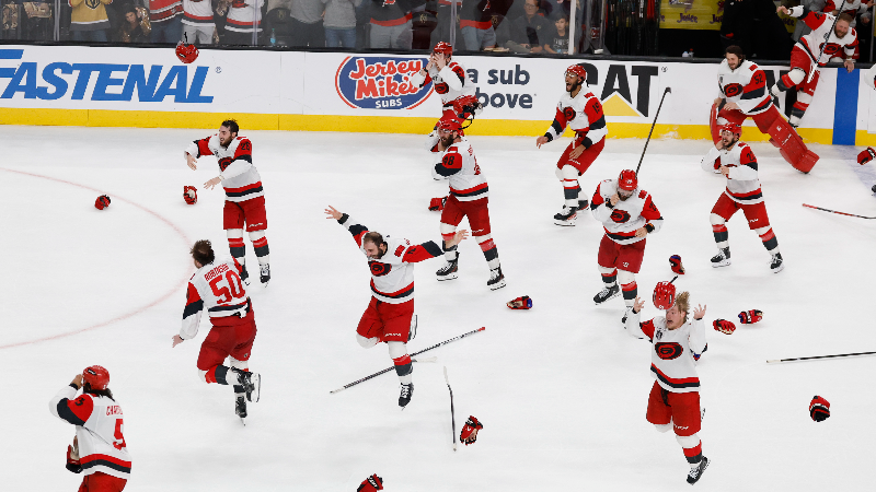 Carolina Hurricanes fans celebrate Stanley Cup Championship