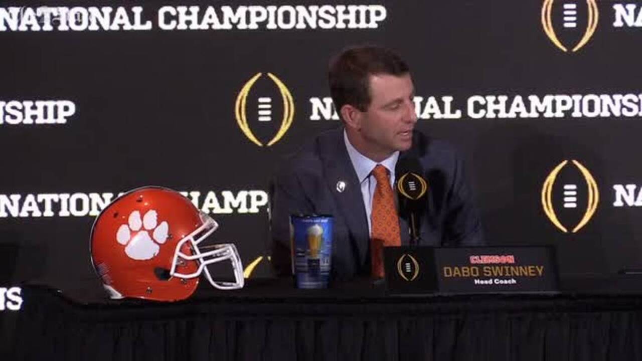 A walk-on? No, Dabo says he was a 'crawl-on' at Alabama