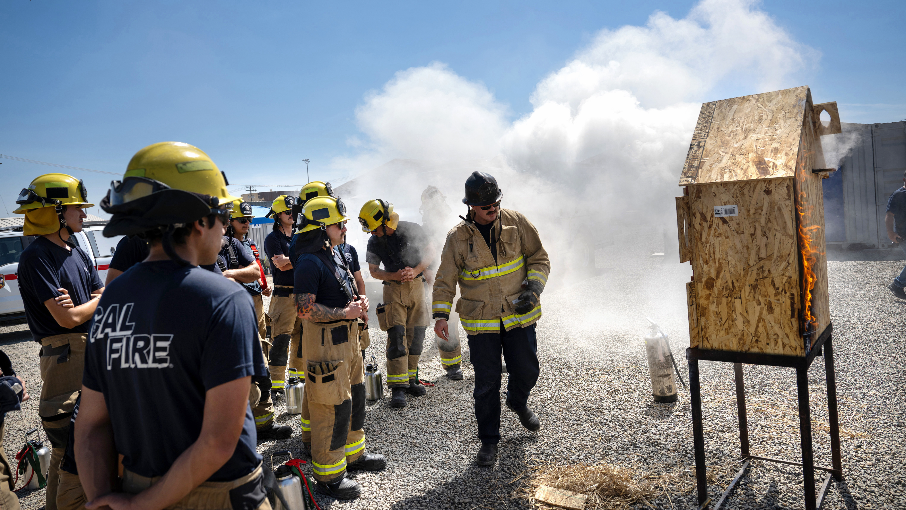 See firefighters train at the newest Cal Fire center in Atwater