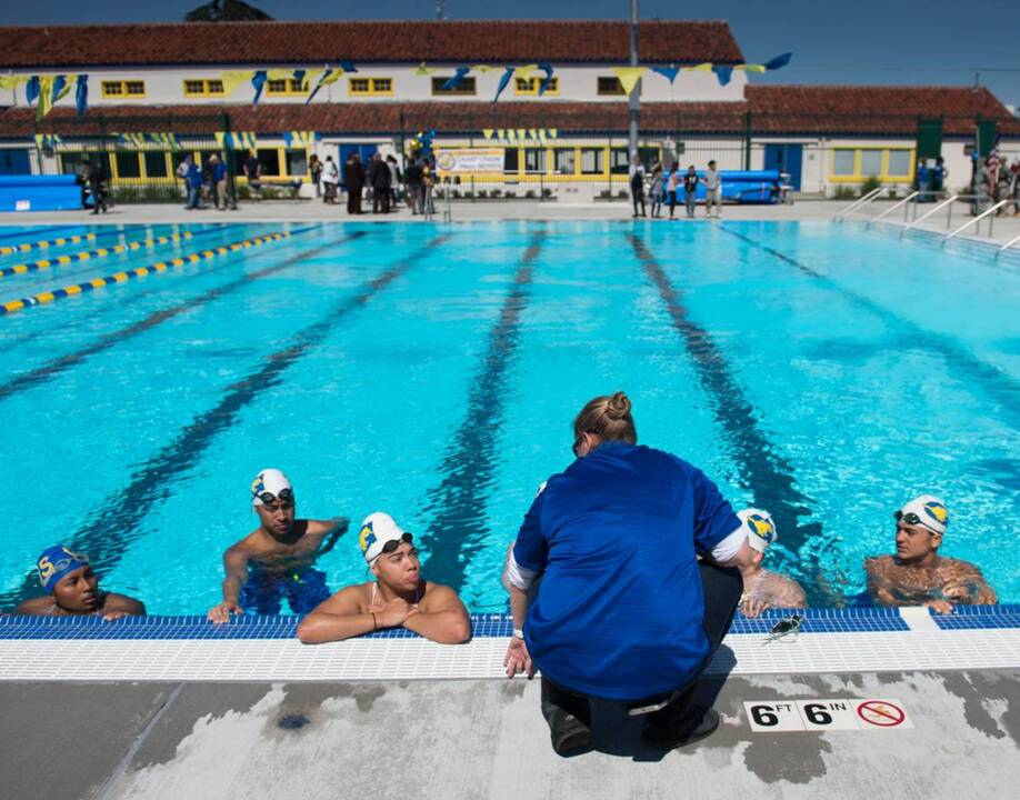 Grant Union High School opens $6.2 million stainless-steel pool