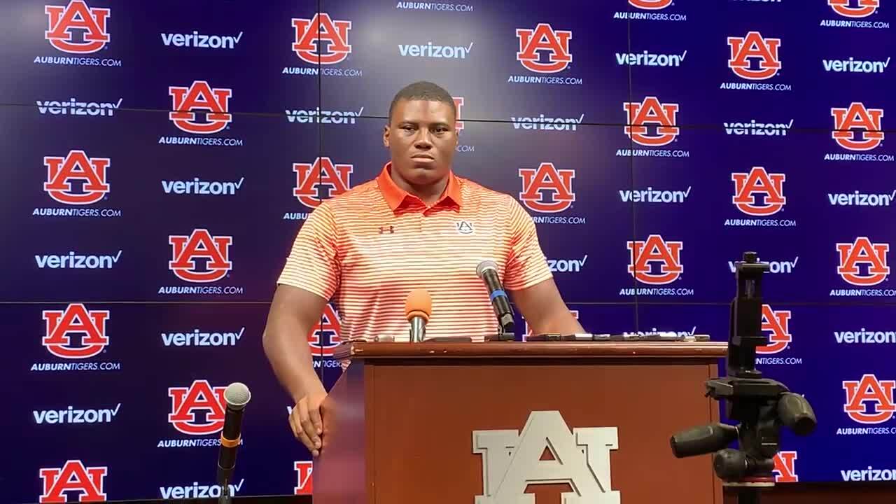 ‘We’ve got a lot of room to improve,’ says Auburn’s Derrick Brown ahead of Mississippi State