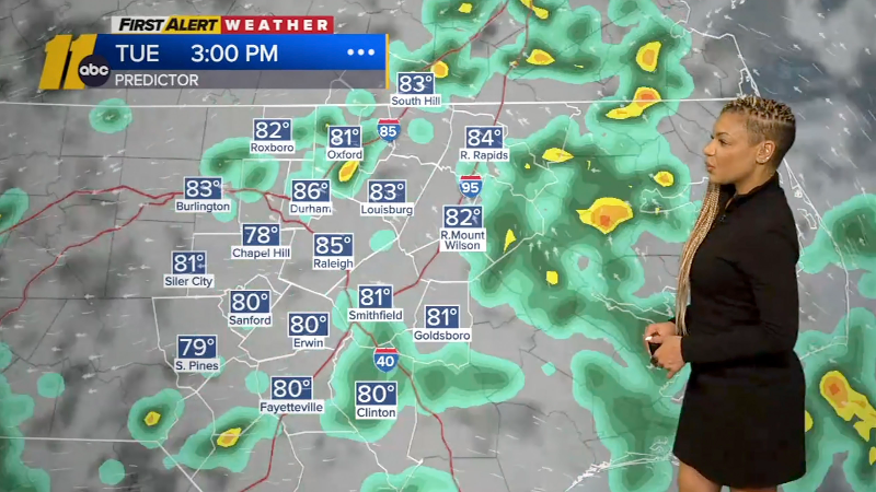 Forecast: Rainy week ahead for central NC