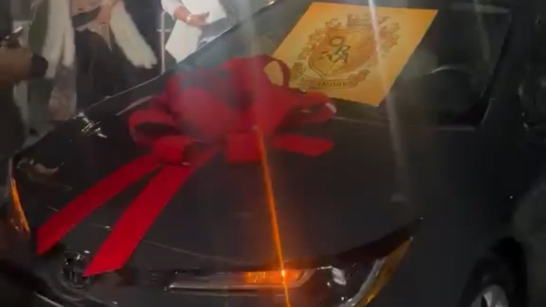 Miss Hialeah Receives a New Car