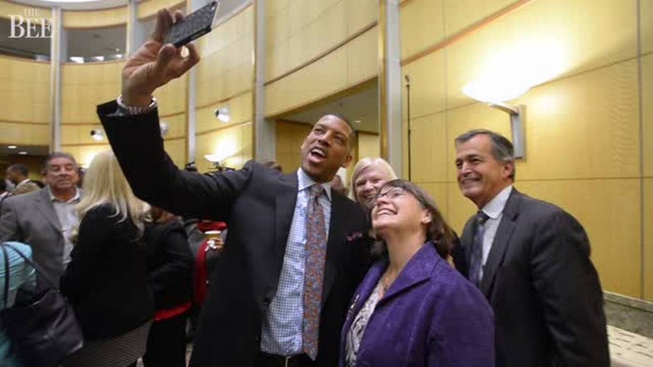 Poll: Should a Mayor KJ jersey hang in Golden 1 Center?