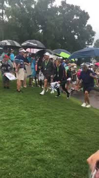 Justin Bieber spotted at PGA Championship in Charlotte