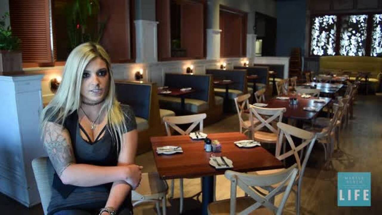 Alexa Torregrossa of Tupelo Honey Cafe shows off her 'Honeysuckle Lavender Flip' | Hot Pour