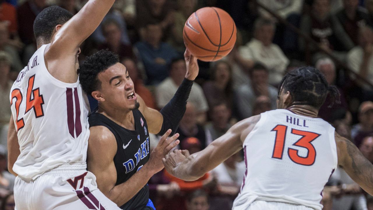 Virginia Tech outlasts Duke behind Blackshear’s big night