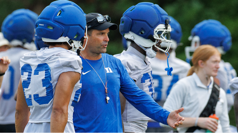Duke head coach Manny Diaz talks about Blue Devils' potential (Video)
