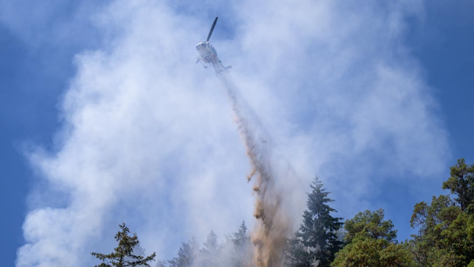 Crews work to contain brush fire near Gig Harbor airport