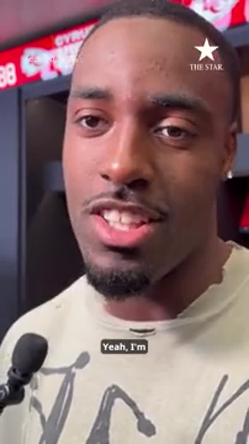 Jalen Royals reacts to scoring first NFL career touchdown