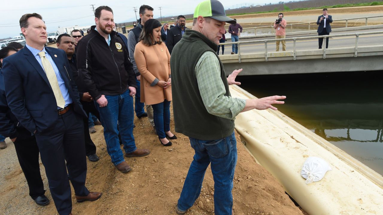 Trump jump-starts repairs for sinking California canal. But who will pay?