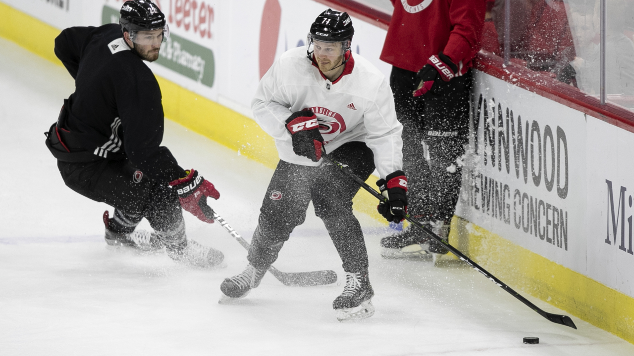 Hurricanes’ Lucas Wallmark on playoff hockey: ‘It’s really fun to play every game’