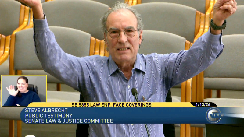 WA man likens ICE to KKK in testimony on mask ban for ICE