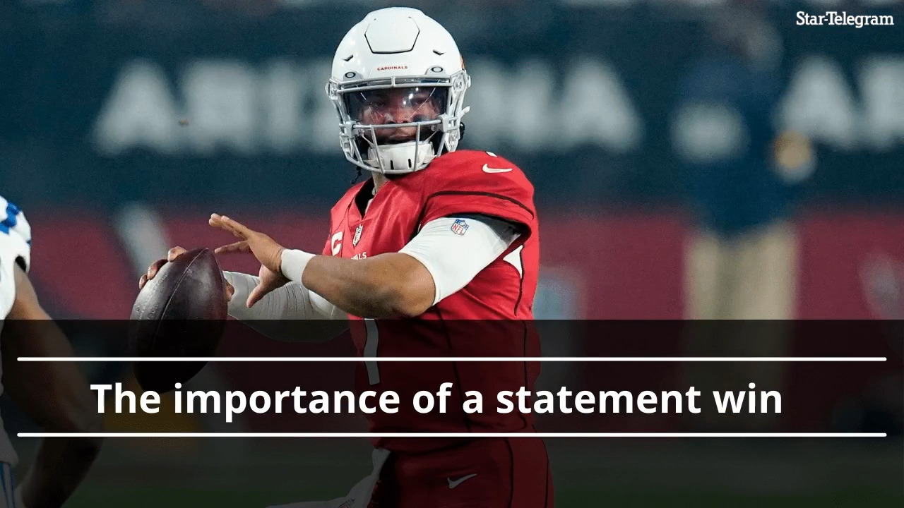 Dallas Cowboys statement game against Arizona Cardinals