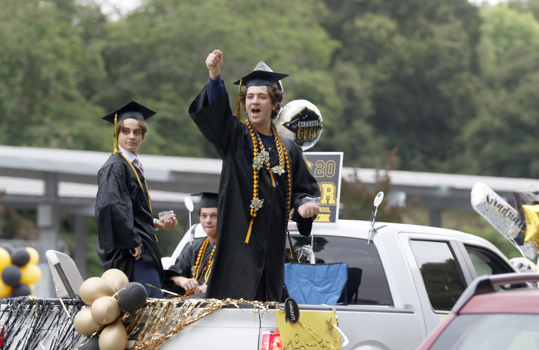 San Luis Obispo High School holds drive-through graduation