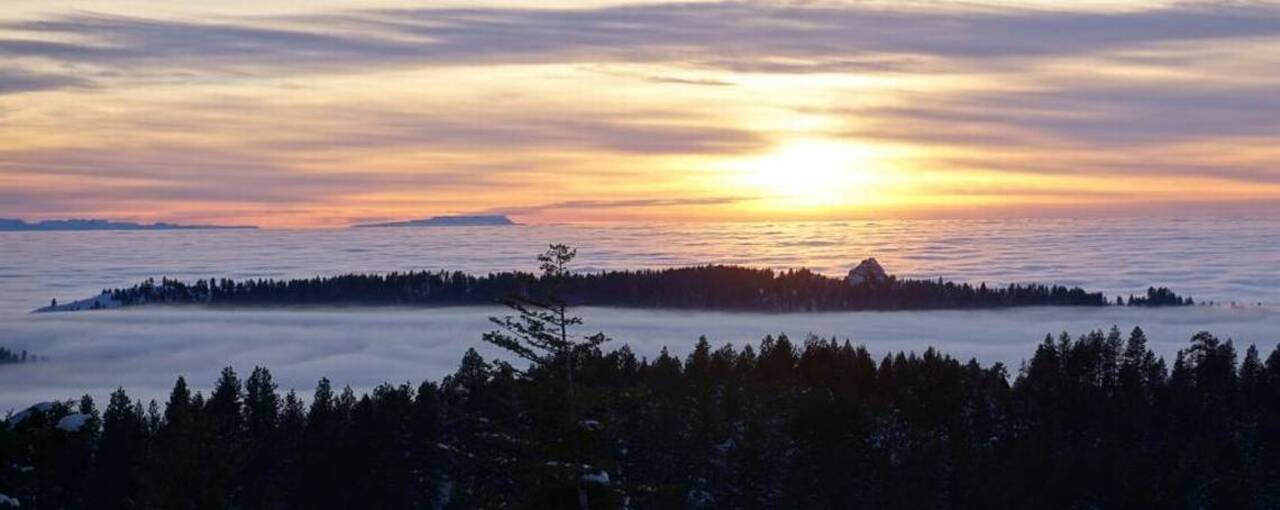 Here's what Boise's inversion looks like from above the clouds
