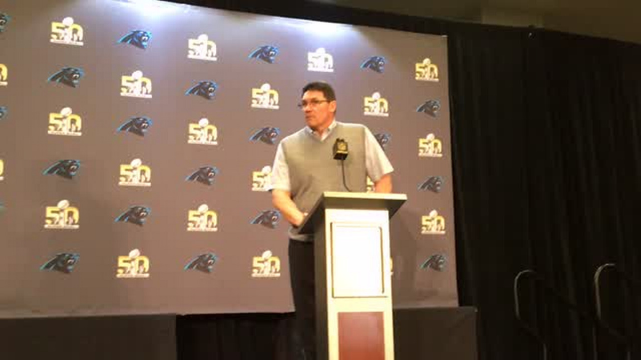 Panthers coach Ron Rivera meets media Tuesday
