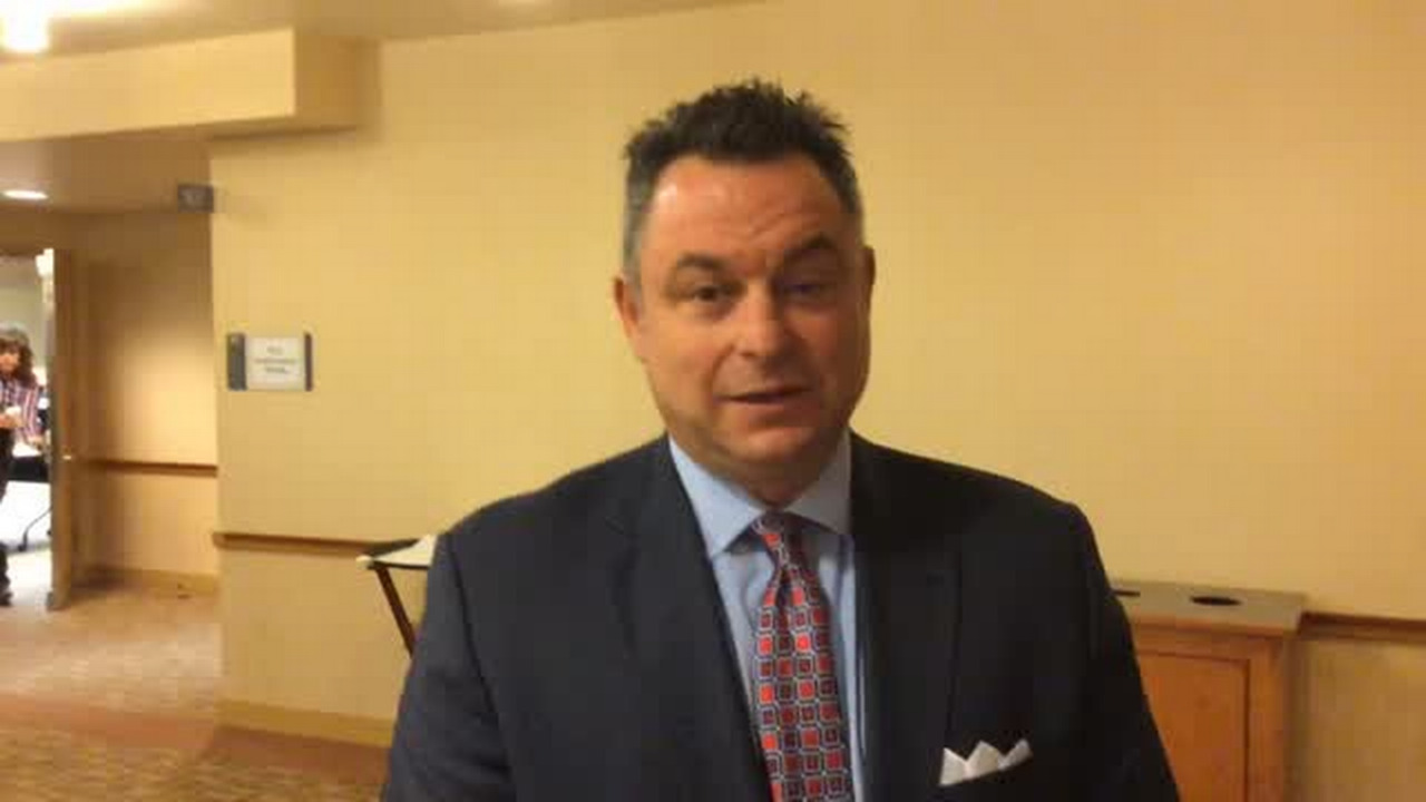 Anthony Lubrano discusses outreach at committee meeting