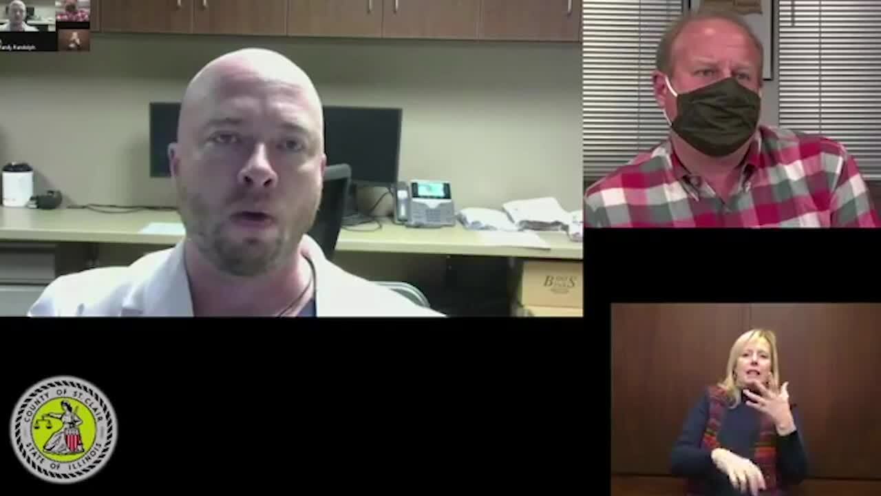 Two Southwestern Illinois doctors share on the St. Clair County COVID-19 daily briefing