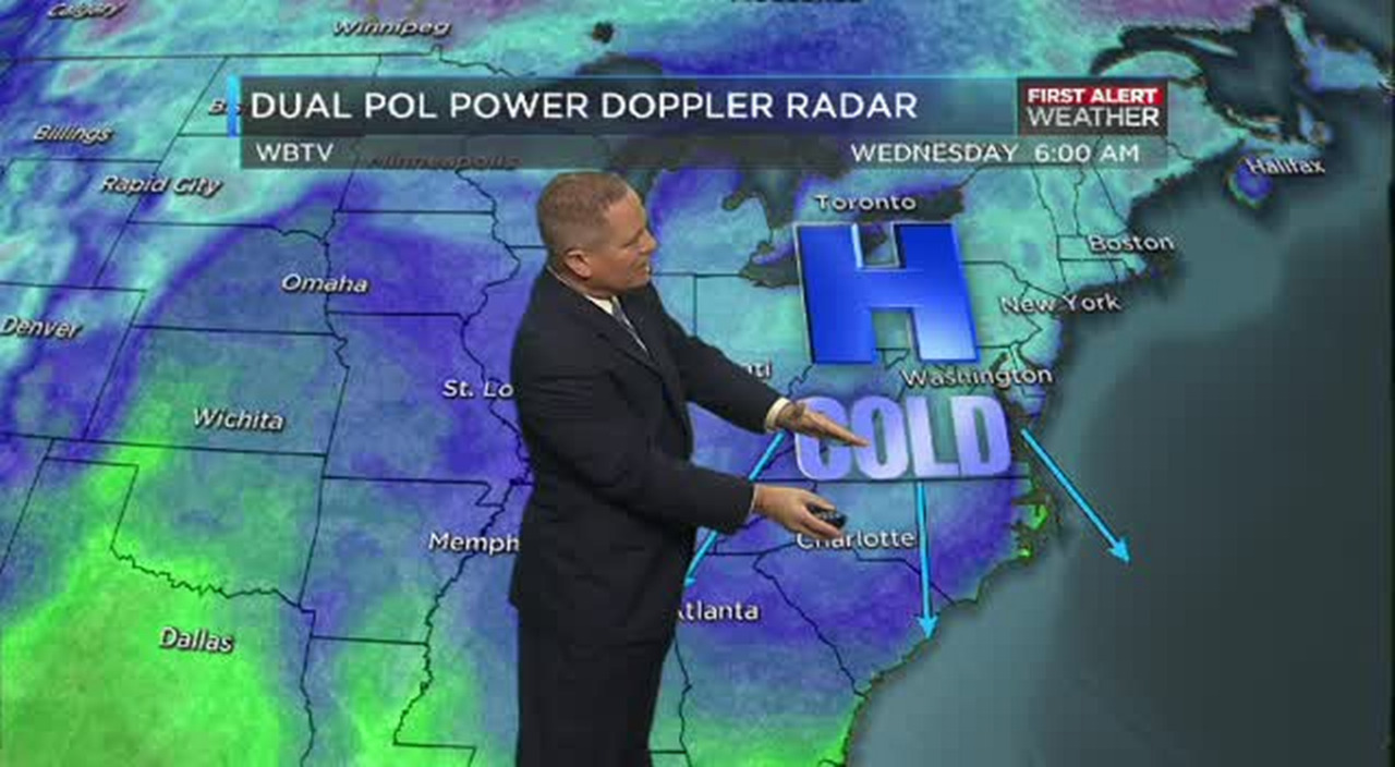 WBTV First Alert forecast for 01.06.16