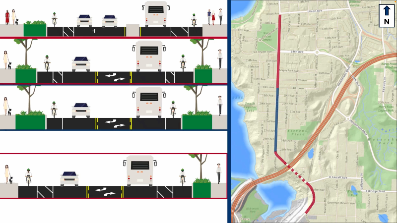 More details emerge on Capitol Way reconfiguration project
