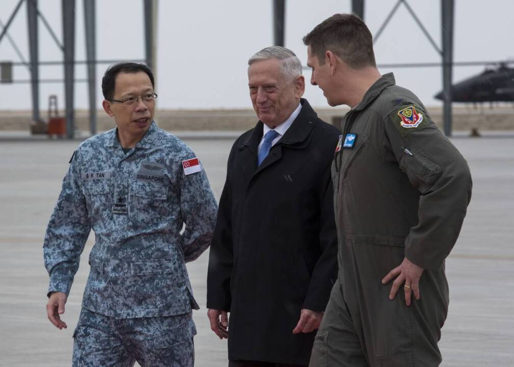 Defense Secretary James Mattis visits Mountain Home Air Force Base